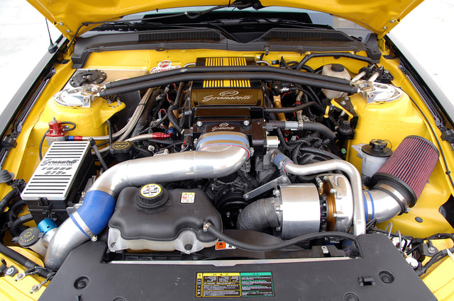 Ford Turbo System Single Intercooled - 2005-08 Mustang GT Only