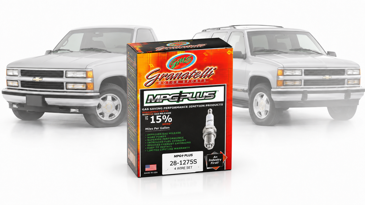 Granatelli GM Small Block 5.0L & 5.7L Vortec 0-Ohm 8mm Blue Spark Plug Wires – 28-1275S