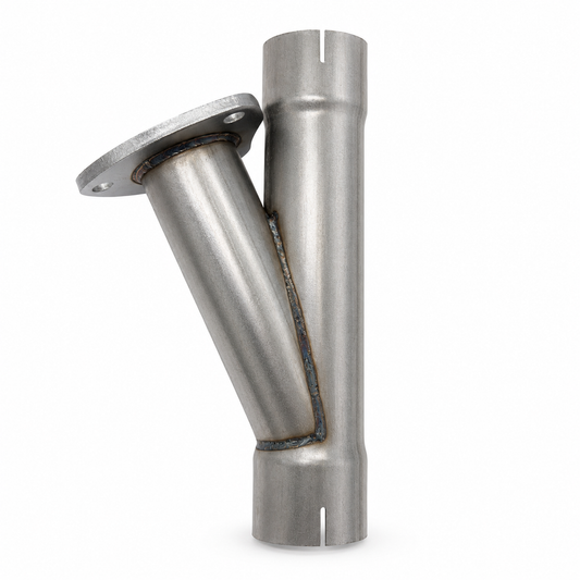 2.25" Y-Pipe ONLY - Mild Steel-Slip Fit - 303522-Y