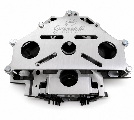 Granatelli Motor Sports Engine Stand Adapter Plate, Billet Aluminum, Chevrolet. SBC, BBC, LT, LS & Duramax - 540106