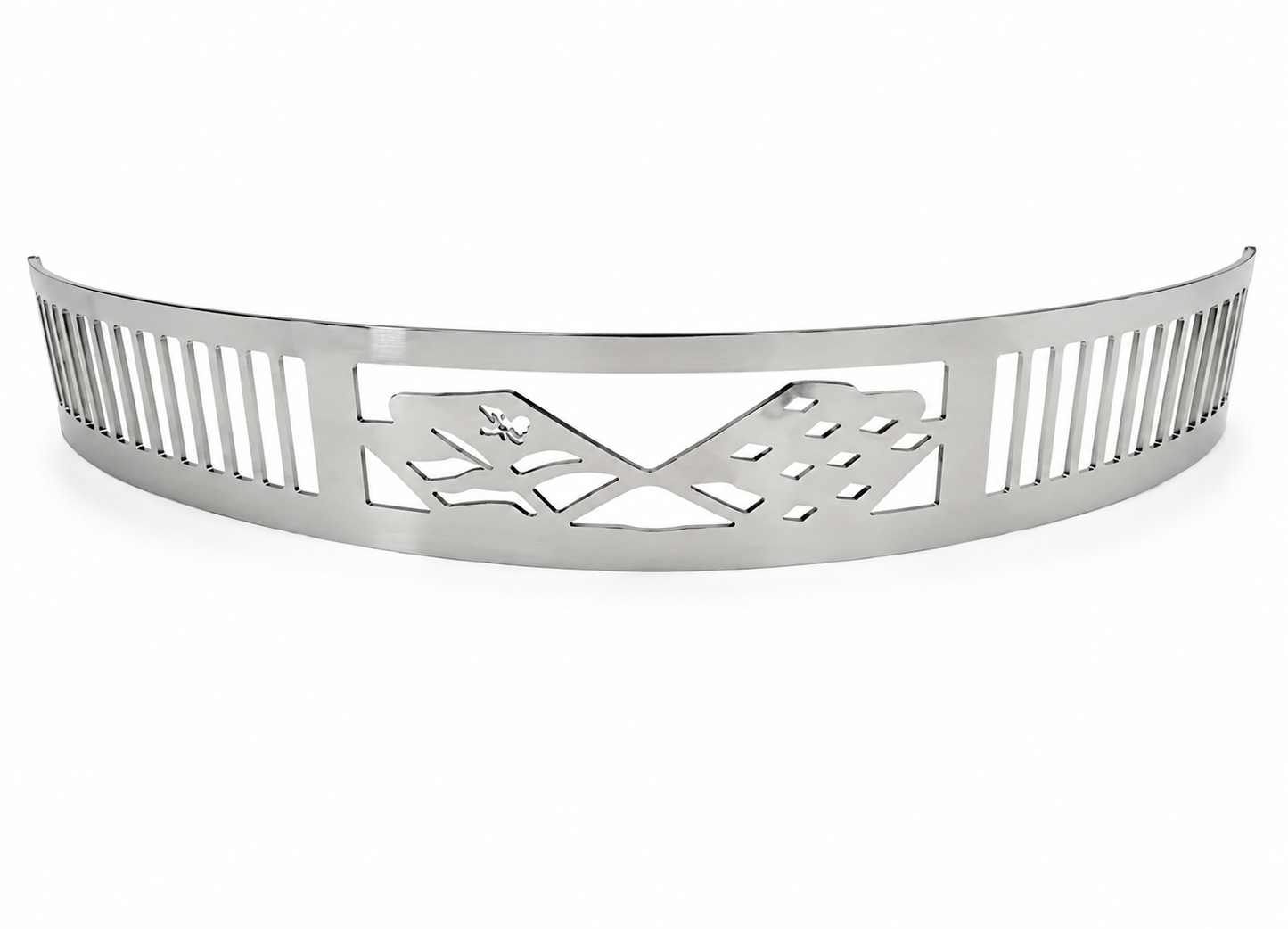 Granatelli Blingz Beauty Bandz, 14" Diameter, 3" Tall Air Cleaner Grill - Checkered Flags 750006