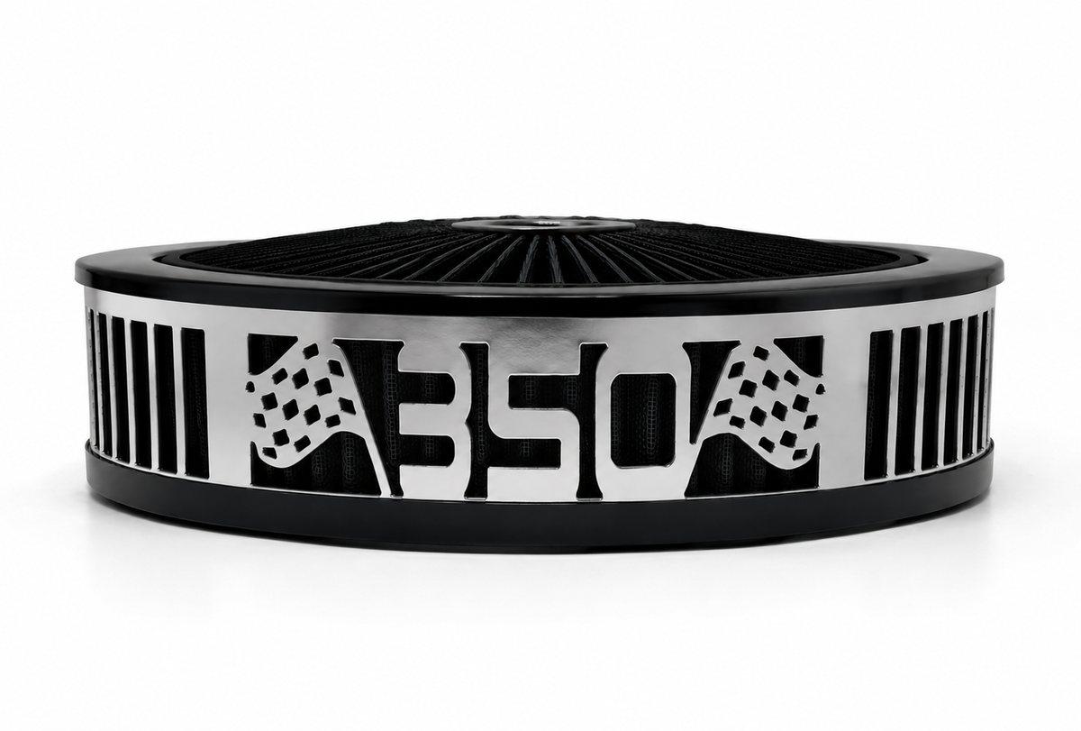 Granatelli Blingz Beauty Bandz Black Air Filter Assembly , 350 750021 product detail