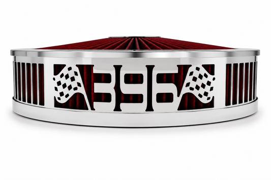 Granatelli Blingz Beauty Bandz Red and Chrome Air Filter Assembly , 396 750048 product detail
