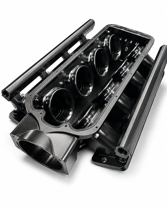 Granatelli ZILLA 105mm black billet LS intake manifold 980105 product detail