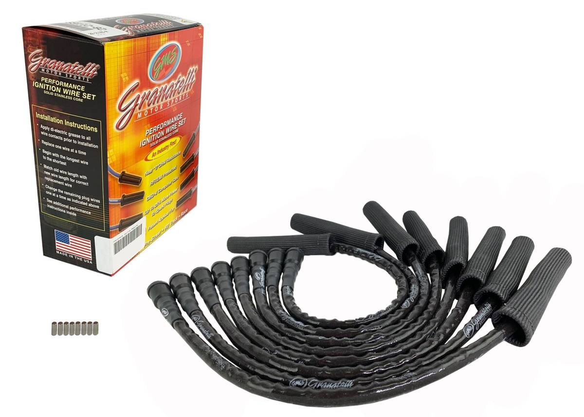 Granatelli 0-Ohm Spark Plug Wires | 28-2116HTBB – Granatelli Motor