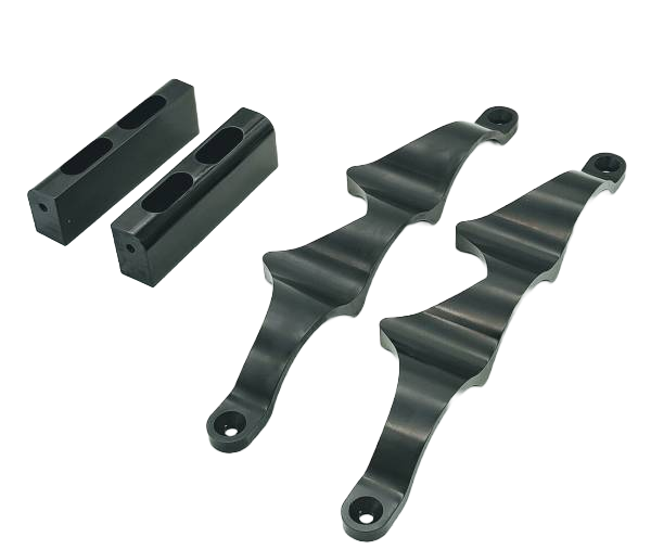 Granatelli Motor Sports 12 Volt OPTIMA Battery Tray - Billet BLACK