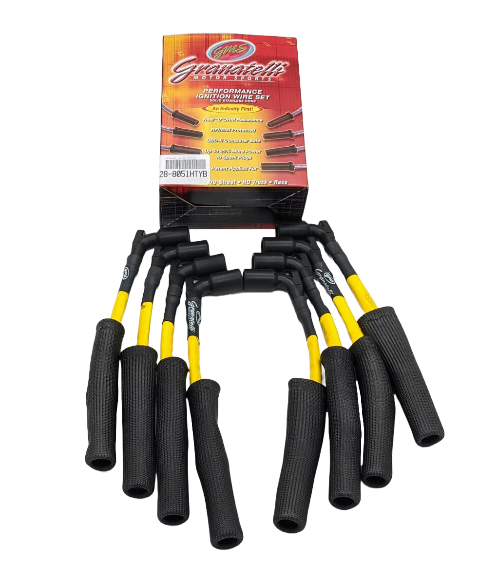 Granatelli Motor Sports C8 Corvette Ignition Wires 28-8051HTYB