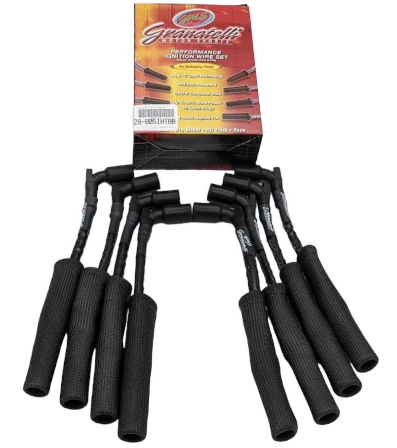 Granatelli Motor Sports C8 Corvette Ignition Wires 28-8051HTBB