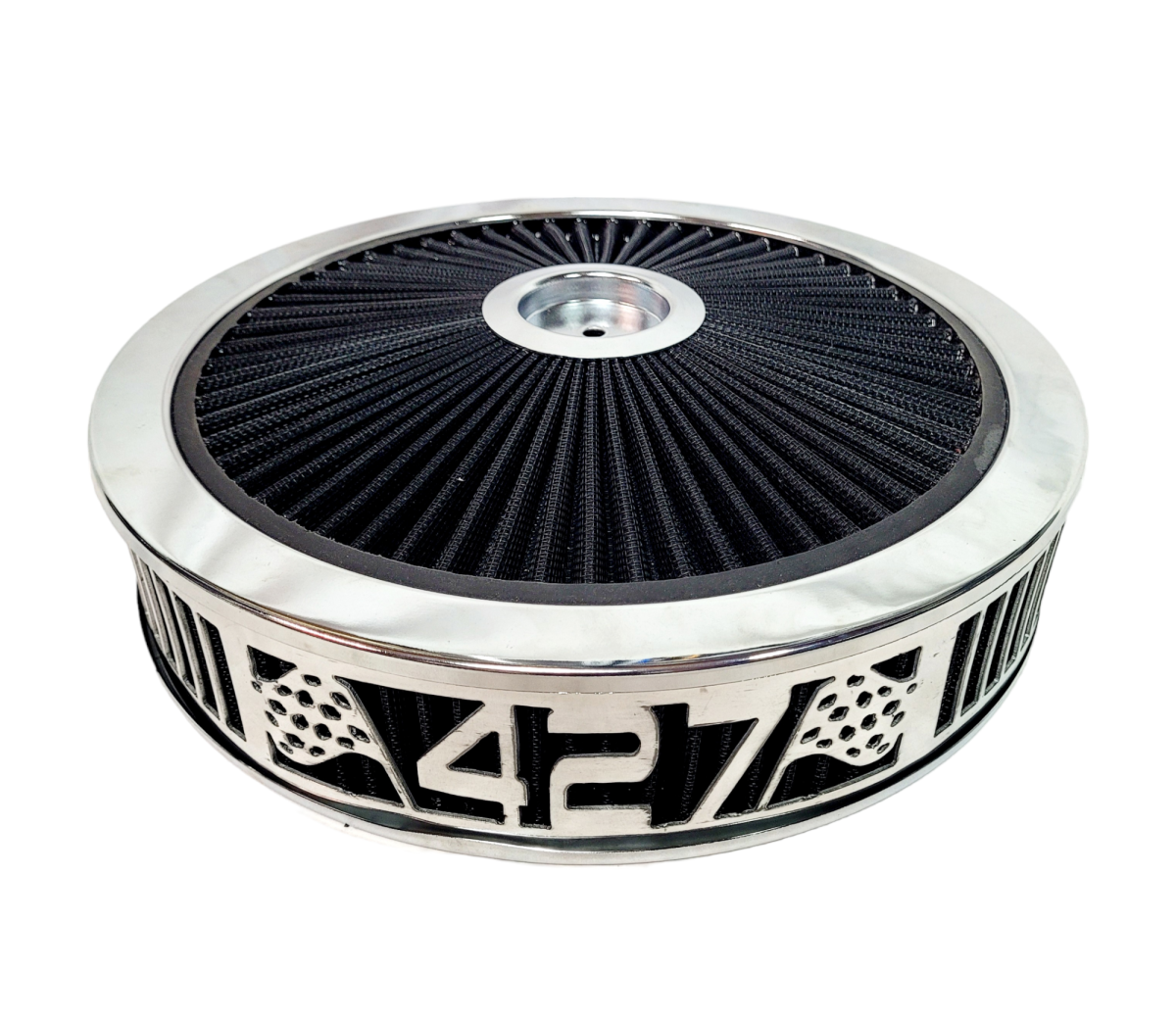 Blingz Beauty Bandz Black and Chrome Air Filter Assembly , 427