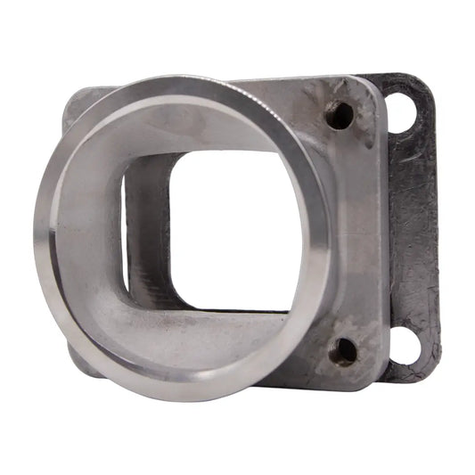Granatelli Motor Sports Turbo Adapter, Cast. 3.0" V-Band to T4 Housing, Threaded