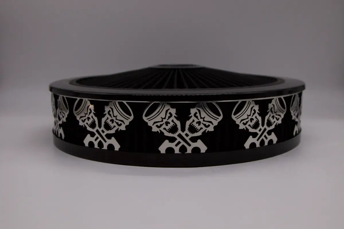 Blingz Beauty Bandz Black Air Filter Assembly , Skullz and Rods