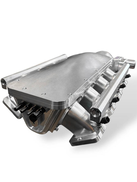 Granatelli Motor Sports ZILLA Silver Billet LS Manifold – 105MM Inlet -980105S