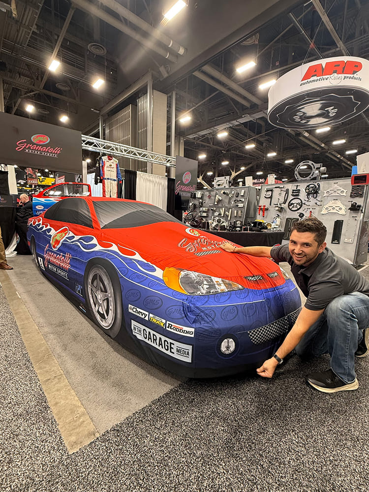 JoJo Granatelli's Granatelli Motor Sports / In The Garage Media drag car