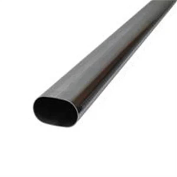 Granatelli 313535 3-inch stainless oval exhaust tubing, 5-foot straight section