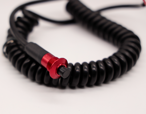 Granatelli Motor Sports Momentary “Pin Head” Push Button w/6' Wound Cord