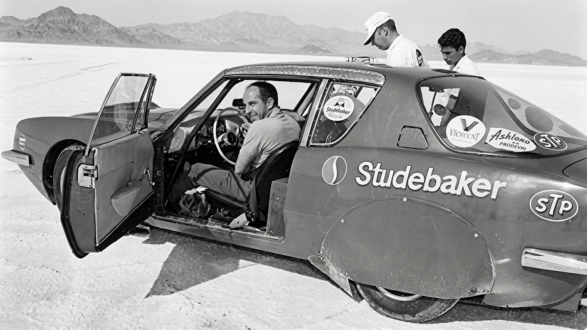 Granatelli STP Studebaker at the Bonneville Salt Flats