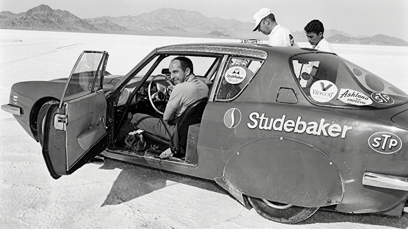 Granatelli STP Studebaker at the Bonneville Salt Flats