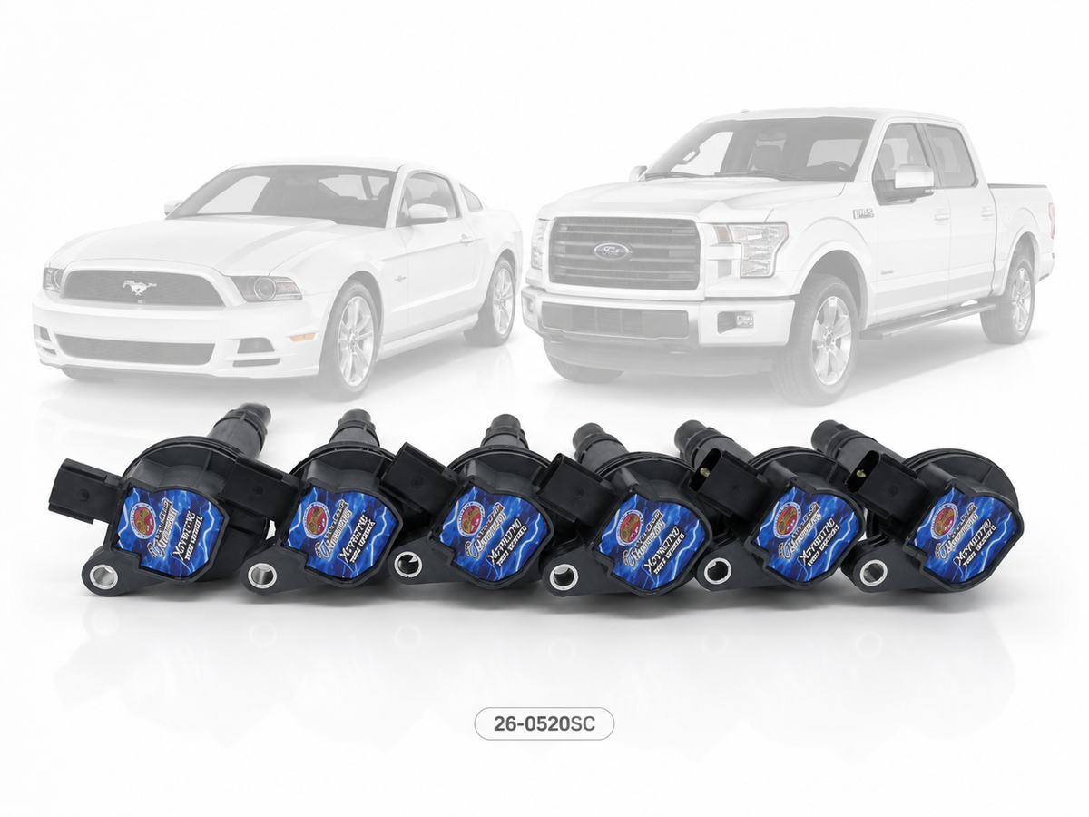 coil-on-plug ignition system kit gives stock modified Ford V6