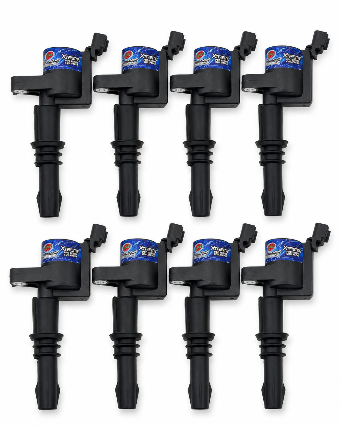 Granatelli 65K Coil Packs & Connector Kit for 2005–2008 Ford 4.6L & 5.4L 3V – 28-1812SC