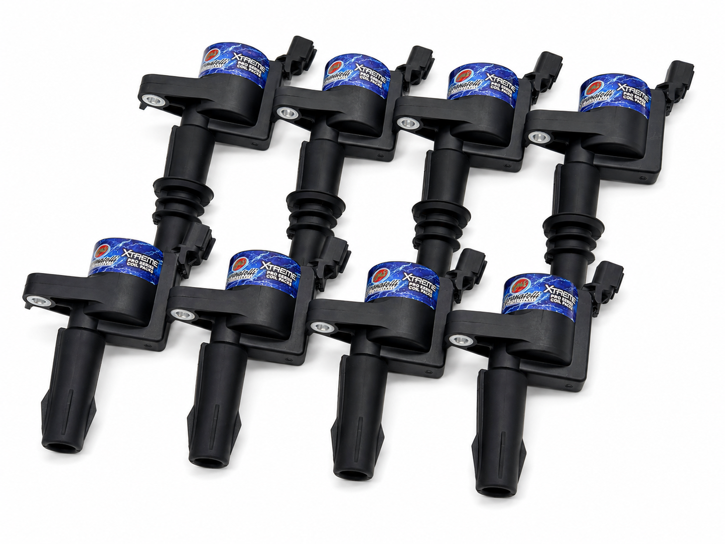 Granatelli 65K Coil Packs & Connector Kit for 2005–2008 Ford 4.6L & 5.4L 3V – 28-1812SC