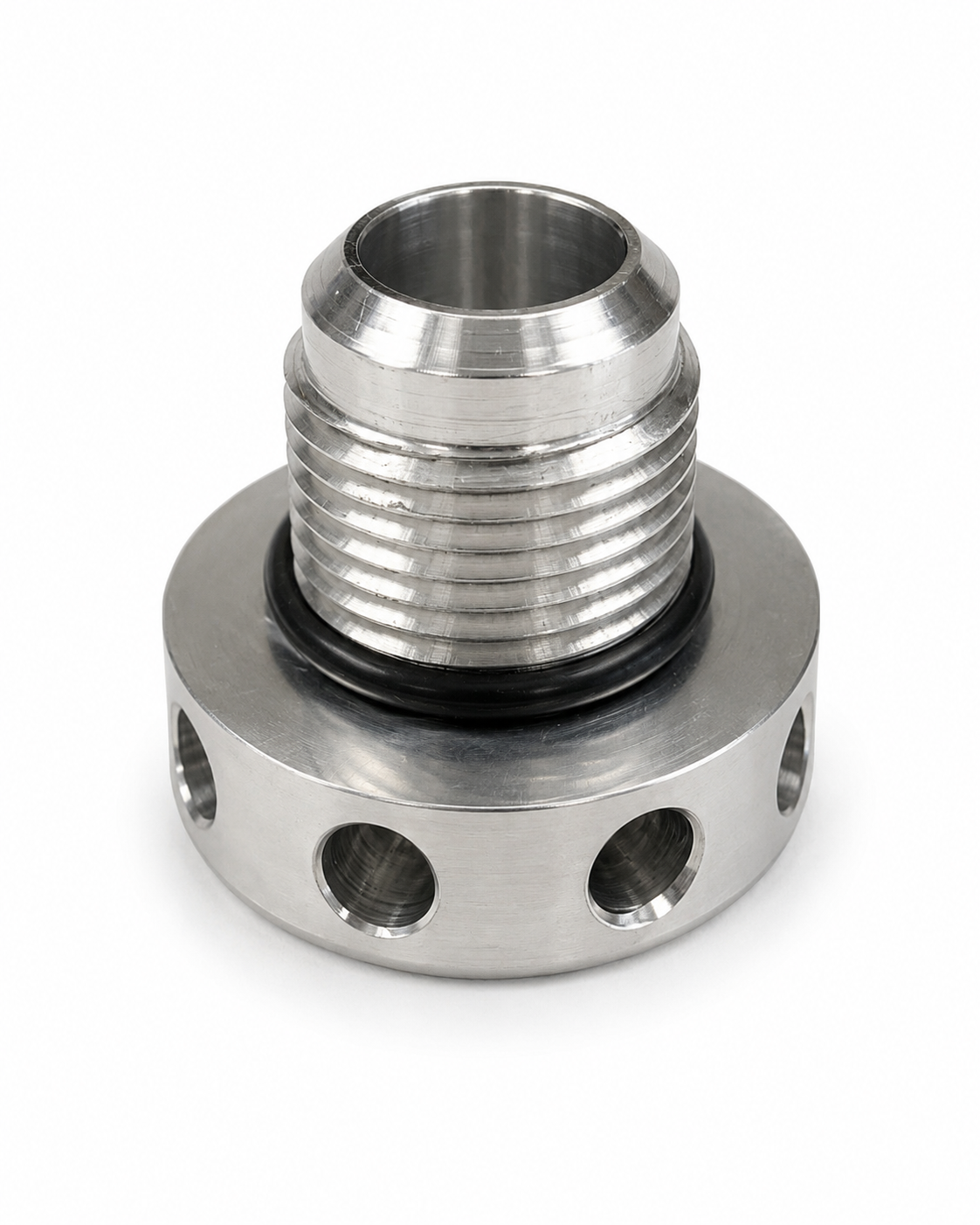 Granatelli 12AN Screw-In Billet Valve Cover Breather Baffle Kit – No Welding 280112 product detail
