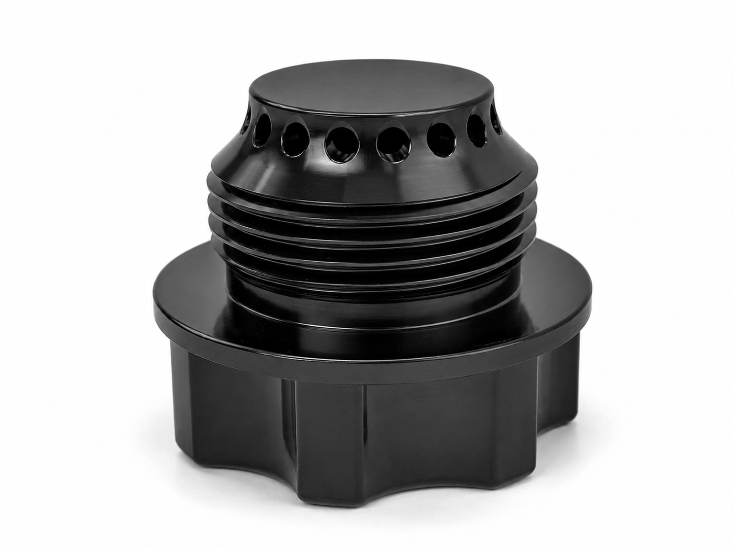 Granatelli Motor Sports Billet Valve Cover Breather 280114 -16 AN Male Thread