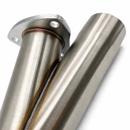 2.50" Y-Pipe ONLY - Stainless Steel-Slip Fit - 302525-Y