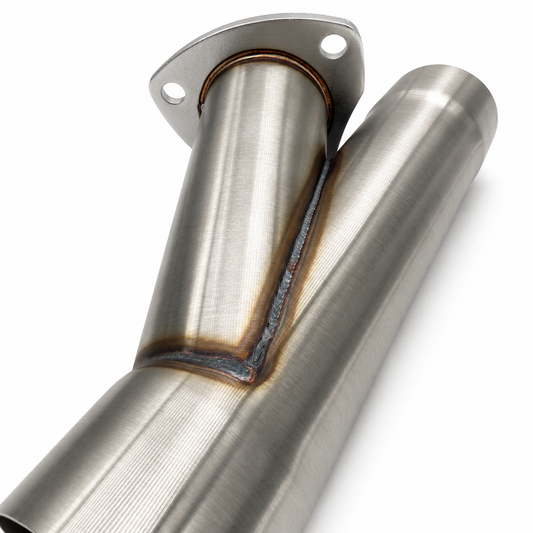 Granatelli 2.50" Y-Pipe ONLY - Stainless Steel-Slip Fit 302525-Y product detail