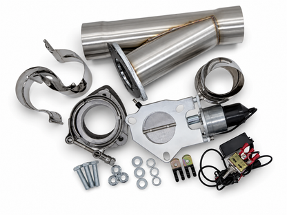 Granatelli Motor Sports Electronic Exhaust Cutout Kit 302530 - Stainless Steel Slip-Fit : 3.00" inches