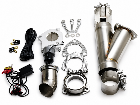 Granatelli Electronic Exhaust Cutout Kit 302525 - SS Slip-Fit : 2.50" inches