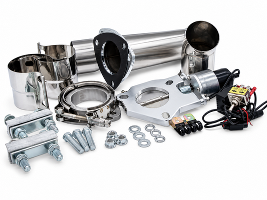 Granatelli Motor Sports Electronic Exhaust Cutout Kit 302530 - Stainless Steel Slip-Fit : 3.00" inches