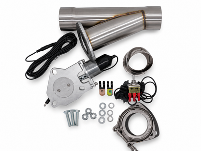 Granatelli Motor Sports Electronic Exhaust Cutout Kit 302530 - Stainless Steel Slip-Fit : 3.00" inches
