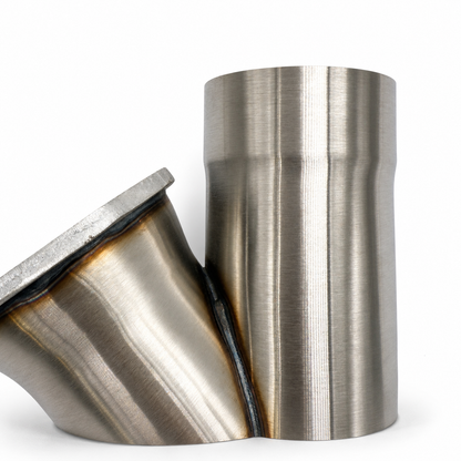 3.50" Y-Pipe ONLY - Stainless Steel-Slip Fit - 302535-Y