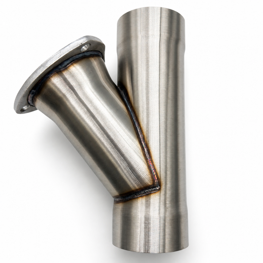 Granatelli 3.50" Y-Pipe ONLY - Stainless Steel-Slip Fit 302535-Y product detail