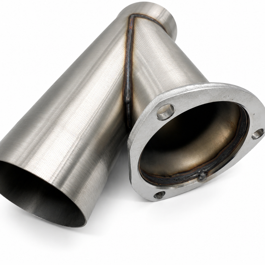 4.00" Y-Pipe ONLY - Stainless Steel-Slip Fit - 302540-Y