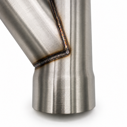 4.00" Y-Pipe ONLY - Stainless Steel-Slip Fit - 302540-Y
