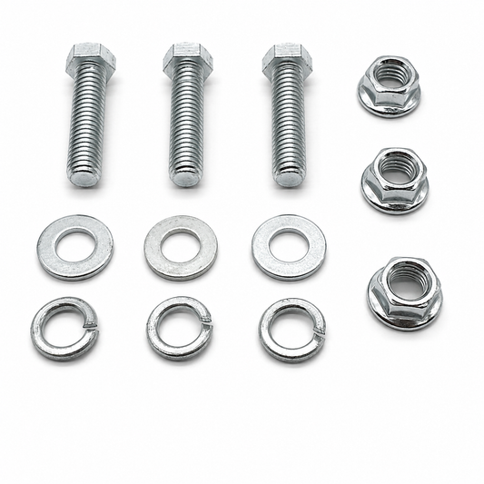 Hardware for Exhaust Cutouts - Bolts and washers - FITS ALL SIZE CUT OUTS - 303510B