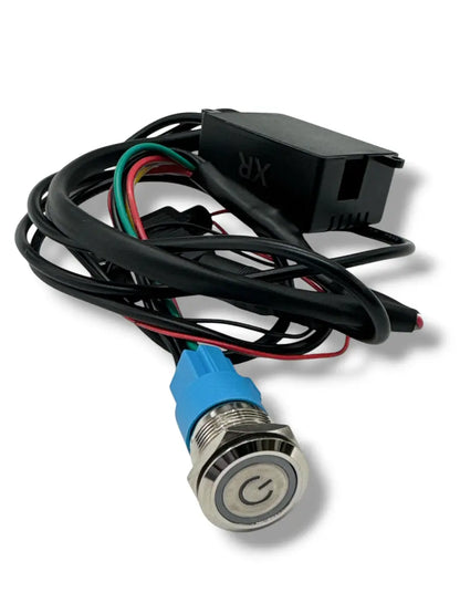 Granatelli Motor Sports Billet Illuminated Exhaust Cutout Push Button- "CHROME" -303512CHR