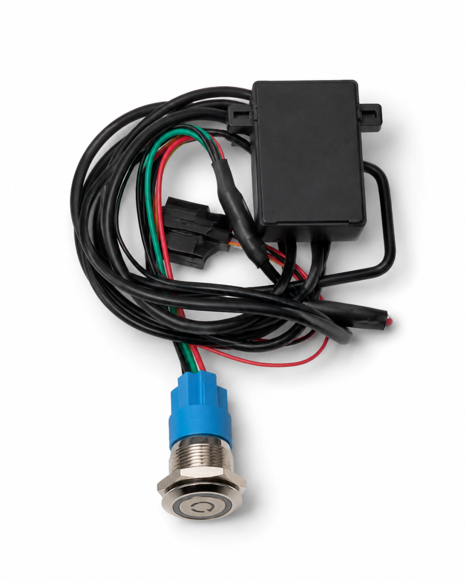 Granatelli Motor Sports Billet Illuminated Exhaust Cutout Push Button- "CHROME" -303512CHR