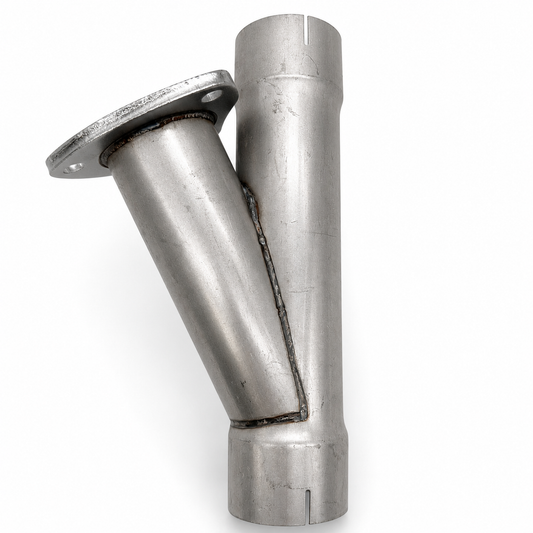 2.50" Y-Pipe ONLY - Mild Steel-Slip Fit - 303525-Y