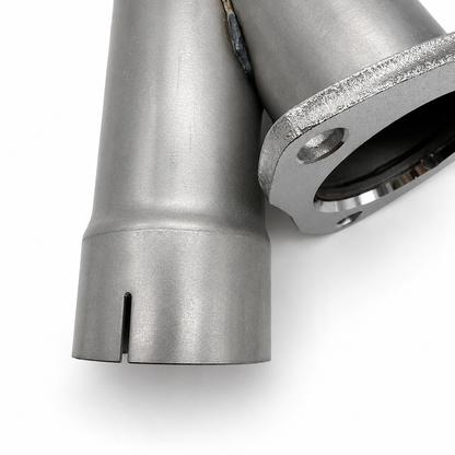 3.00" Y-Pipe ONLY - Mild Steel-Slip Fit - 303530-Y