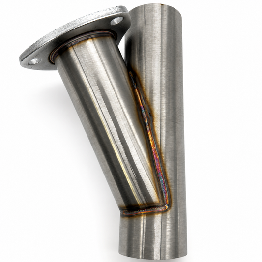 3.00" Y-Pipe ONLY - Stainless Steel-Weld in - 307530-Y