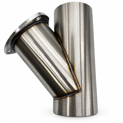 4.00" Y-Pipe ONLY - Stainless Steel-Weld in - 307540-Y