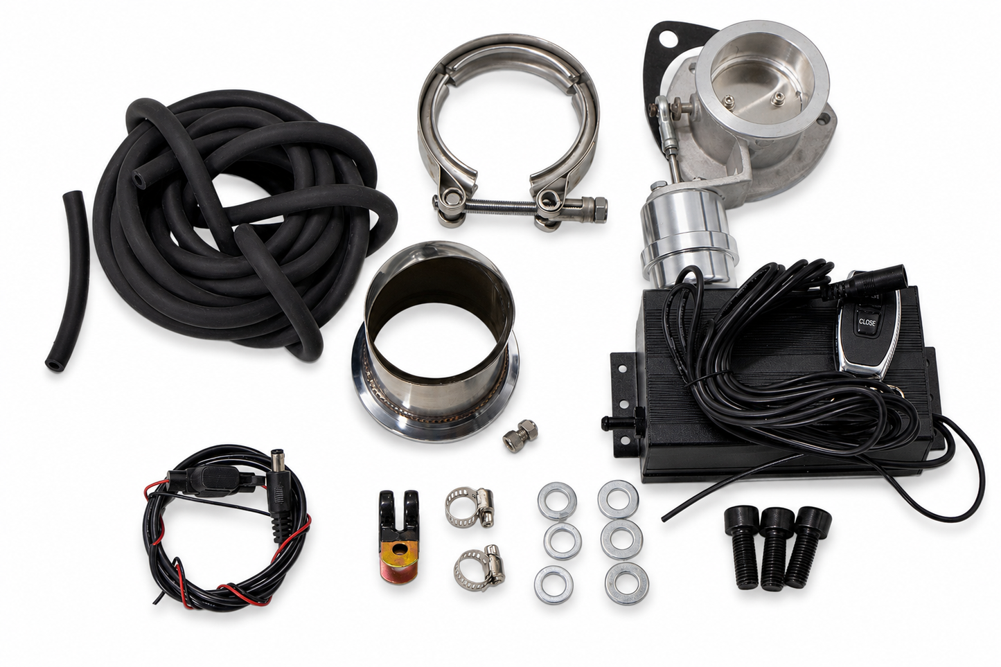 Granatelli Motor Sports Vacuum/Pressure Controlled Electronic Exhaust Cutout Systems - Stainless Steel Slip-Fit  309525K