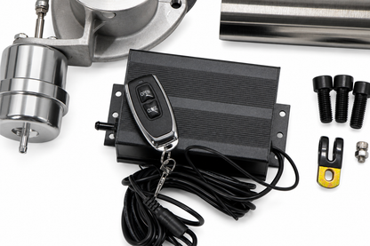 Granatelli Motor Sports Vacuum/ Pressure Controlled Electronic Exhaust Cutout Systems - Stainless Steel Weld-In 309630
