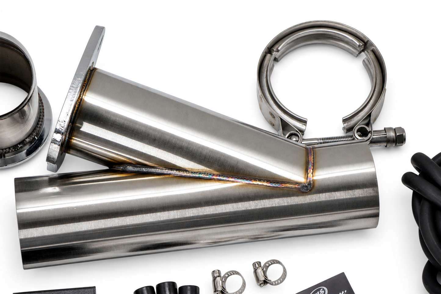 Granatelli Motor Sports Vacuum/ Pressure Controlled Electronic Exhaust Cutout Systems - Stainless Steel Weld-In 309630