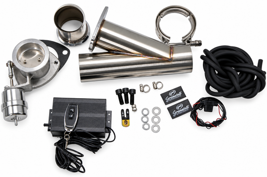 Granatelli Motor Sports Vacuum/ Pressure Controlled Electronic Exhaust Cutout Systems - Stainless Steel Weld-In 309630