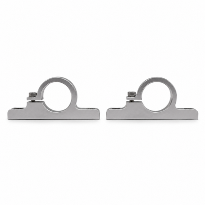 Granatelli Universal 1.50" (38mm) Aluminum Fuel Filter Mounting Bracket – Clear Anodized – 383538C