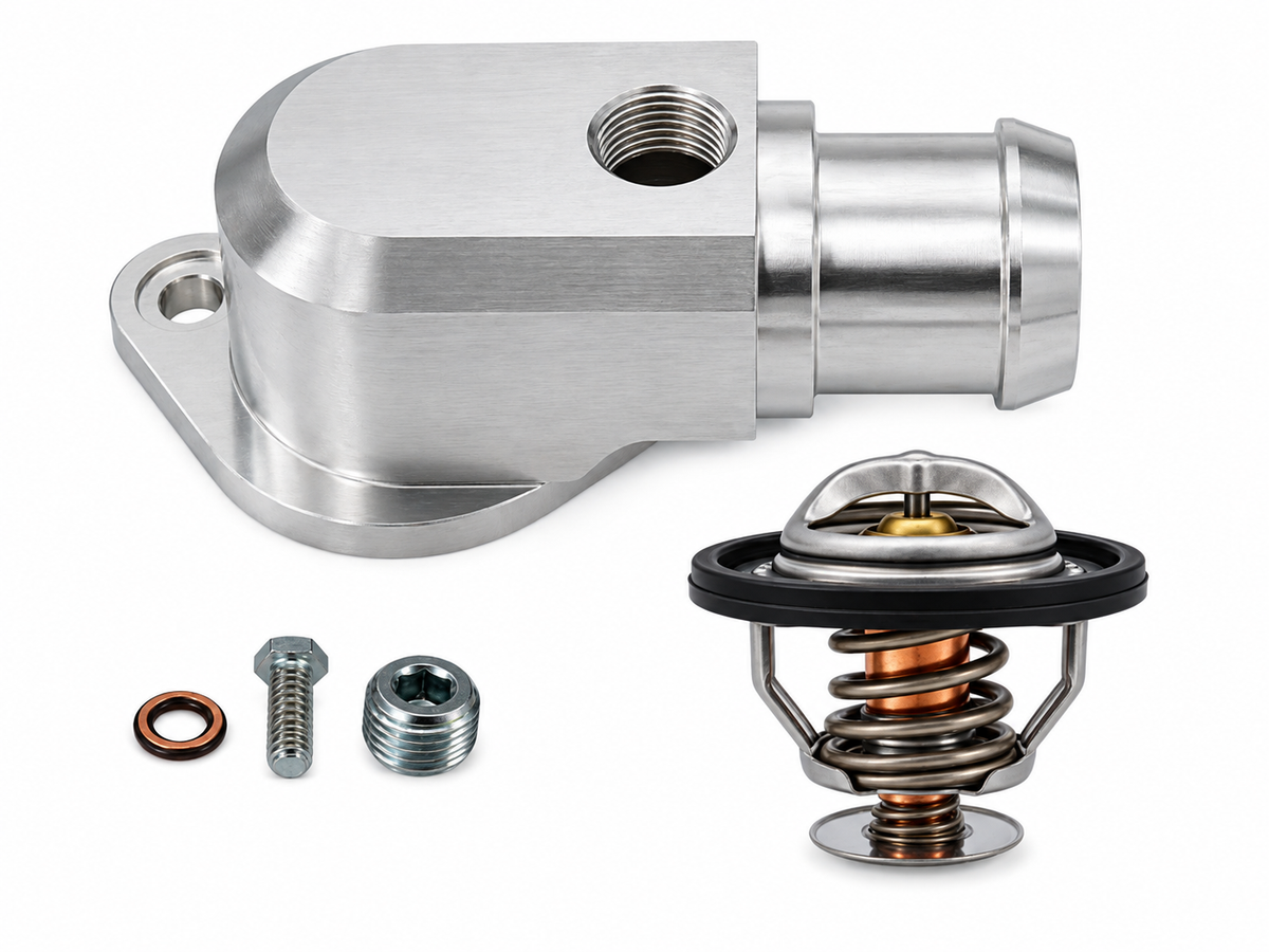 Granatelli Billet Thermostat Housing with 180°F Thermostat – 6.2L HEMI V8 - 430180