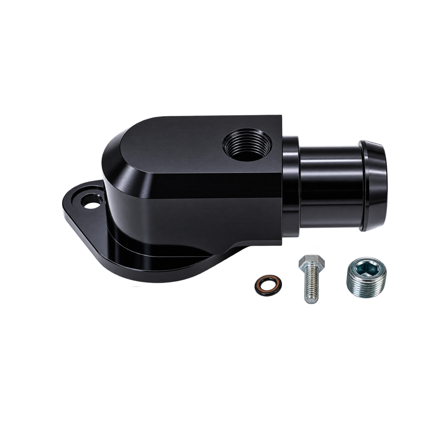 Granatelli Black Billet High-Flow Thermostat Housing – 6.2L V8 431000B